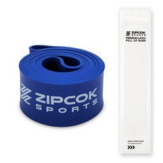 집콕스포츠 라텍스 풀업 밴드, 블루, 1개