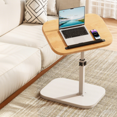 쇼파 사이드테이블 높이조절 독서대, 원목색