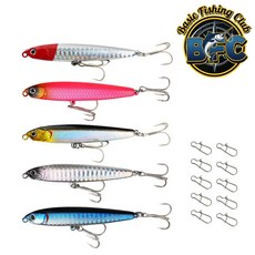 비에프씨 싱킹 미노우 24g 5종 루어스냅 세트, 1개