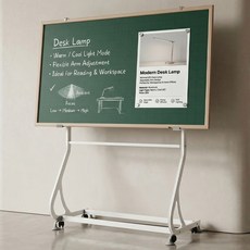 (주)토탈하얀칠판 청자석 분필보드+S라인스탠드세트 (메플우드), 메플우드