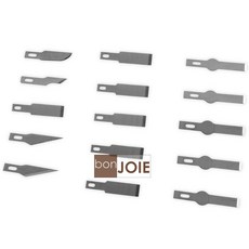 iFixit 筆式實心鋁製工作刀 技師之刃, 1個, 輕微鏽點 刀片組（共 15 刀片）