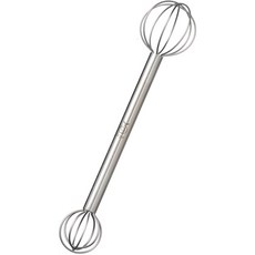 leye 日本製味噌攪拌棒 LS1500 雙頭不鏽鋼打蛋器 味噌量匙, 1個