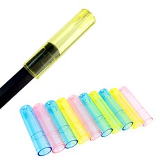 연필뚜껑 10p 연필홀더 색연필 연필깍지