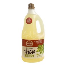 신선한 대용량 해표 콩기름 식용유, 1.8L