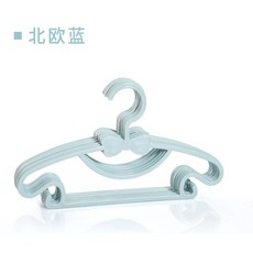 蝴蝶結兒童衣架 嬰兒衣撐, 北歐藍, 1個