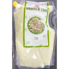 오뚜기 야채 샐러드용 드레싱 3kg 샐러드 소스, 1개