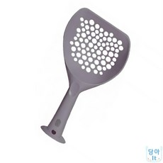 담아잇 고양이 배변스푼 대형 그레이 고양이배변삽