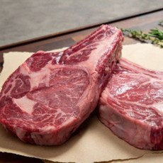 토마호크스테이크 5cm 코스트코고기 블랙앵거스 우대갈비 캠핑용 소고기, 1050g, 1개