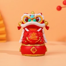 醒獅擺件 獅獅如意 時來運轉, 招財進寶, 1個