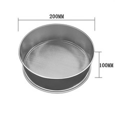 스테인리스 진동 채반 분말 분리기 소형 전동 밀가루 체 베이킹 선별기, 1개