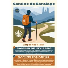(영문도서)Camino de Santiago: Along the Paths of Silence: CAMINO SANABRÉS and CAMINO DE IN... Paperback, Independently Published, English, 9798276382715