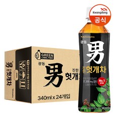 광동 진한 헛개차, 340ml, 24개