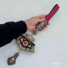藏袍配飾 合金腰鏈 藏族服裝配件 腰間錢包 火鐮掛件 腰鏈配件