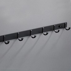 부착식 다용도 무타공 7구 마스크걸이 현관 후크걸이 64313EA 1(pc)