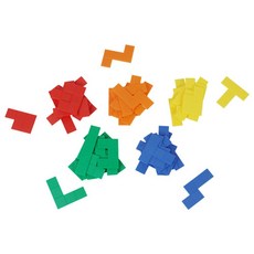 엄마표 도형놀이 퍼즐맞추기용 12조각 펜토미노 1인용/ 창의력퍼즐 수학퍼즐 체험수학, 12피스, 1개