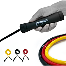 링사이드코리아 복싱 중량 줄넘기 / 선수용 헤비 로프 무에타이 크로스핏 근력운동, 검정, 1개