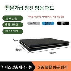 우퍼 스피커 받침대 방음패드 소음 거치대 층간소음방지, 60cmx60cmx3cm, 기본 색상