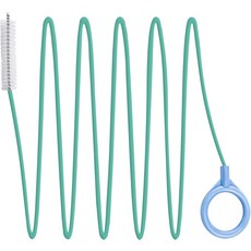 NTNEV 자동 선루프 배수구 청소 도구 브러시 호스 파이프 8인치 차량용 배수 롱 튜브 슬림 및 냉장고용 준설