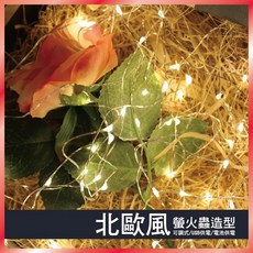 LED燈串 燈飾 螢火蟲燈 造型燈串 背景燈 婚禮 生日 佈置 露營 防水 裝飾燈 聖誕燈, 1個, 10公尺(100燈),USB款