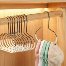 모자걸이 다용도 수납 모자정리대 벨트 넥타이, 15개, 하얀색