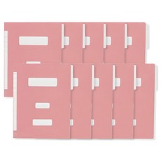 Heemang PP政府文件夾, 粉紅色, 10個