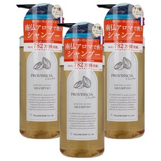 Pelican 프로방시아 슈슈 샴푸 아몬드 아로마, 3개, 500ml