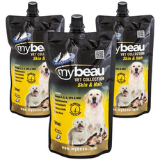 마이뷰 강아지 고양이 헤어 스킨 영양제 뉴질랜드내수용, 300ml, 피부/피모, 3개