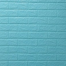 10PCS 3D 거품 레트로 천장 벽지 스티커 자기 배경 인테리어, blue, 10pcs-35cmX30cm