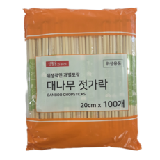 생활을그리다 고급 대나무젓가락, 100개입, 1개