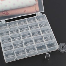 공업용 플라스틱북알 보빈 25P, 1세트, 공업용)플라스틱북알 25P +보관함