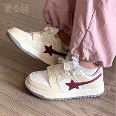 AURALA 여성 캐주얼 통굽 스니커즈 발편한 운동화 가벼운 워킹화 여자 신발