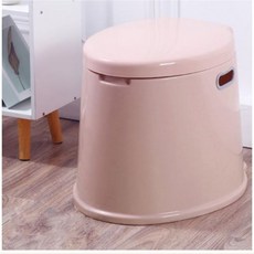 휴대용 변기 캠핑 간이 화장실 이동식변기 차박 노인, 베이지