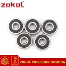 10 개/몫 MR52ZZ 소형 깊은 홈 볼 베어링, 20 MR117-7x11x3mm, 02 Premium quality, 03 Rubber cover