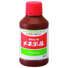 메네데일 식물활력제 영양제 200ml 식물을 건강하게 키우다 꽃에서 야채에서 식물까지 100배 희석 1955년 발매, 1개, 1g