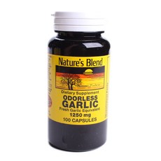 Nature's Blend 無序大蒜 1250mg 膠囊, 1個, 100 件