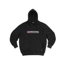 CRITICALFLEX USA 크리티컬 로고 후드티 블랙