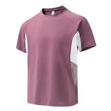 迪桑舒 彈性方格運動T恤 夏季新款短袖 休閒舒適背心