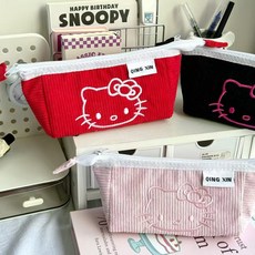 Hello Kitty 헬로키티 필통 다용도 멀티 파우치 가방, 1개, 핑크