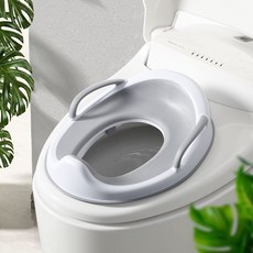 嬰兒童大號馬桶圈坐便器 男女寶寶專用坐墊便盆蓋梯 小孩厠所家用, 幕灰坐便圈