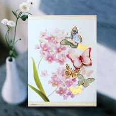 아트박스/프롬앤투 꽃과나비카드 FT1038-3