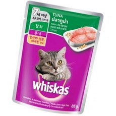 시니어 참치 파우치 80g 습식 7세이상 애묘, 85g