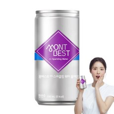 몽베스트 탄산수 플레인 캔, 30개, 190ml