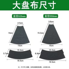 全自動麻將機大盤佈配件大全：靜音洗牌底盤、耐磨轉盤貼佈，提升麻將體驗, 大盤貼布525（一套16片）, 1個