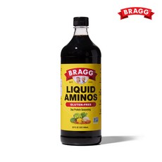 브래그 리퀴드 아미노스 간장 소이 소스 글루텐 프리, 1개, 946ml