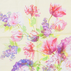 루체트리 CS 002 냅킨 라벤더수체화 데쿠파주 공예