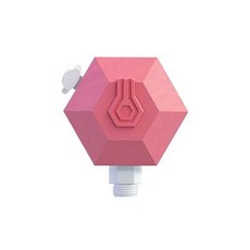 펫코노미 반려동물 3단조절 브러쉬 샤워기 헤드, 핑크, 1개