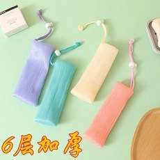 6層加厚 肥皂起泡網 手工打泡網 洗臉香皂髮泡網袋, 肥皂起泡网 紫色, 1個