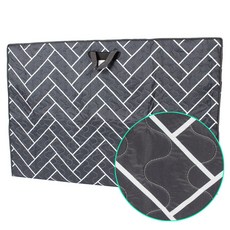 Namwon Gongbang CP 人字紋 20 旦級三重絎縫頂蓋, 人字形黑色