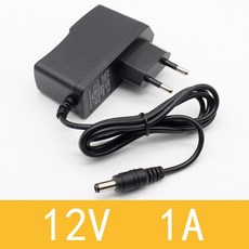 1pcs 100-240V AC-DC 전원 어댑터 공급 충전기 어댑터 5V 12V 1A 2A 0.5A EU 플매트 카펫 러그 5.5mm x 2.5mm/5v3aDC 플매트 카펫 러그, 12V1A, 05 12V1A, 05 12V1A