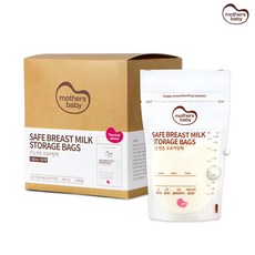 [마더스베이비] 안심변온모유저장팩 90매, 1박스